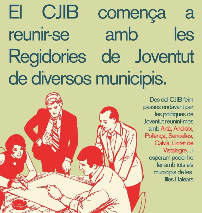 El CJIB inicia un cicle de reunions amb les regidories de joventut de les Illes Balears per conèixer la realitat dels municipis